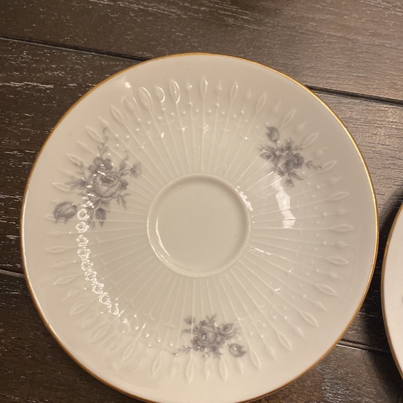 Three small plates made in Germany Edelstein white and gray - Picture 3 of 4